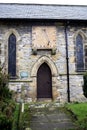 1775 wall sundial, Eyam, Derbyshire.