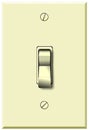 Wall Switch In Off Position Royalty Free Stock Photo