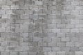 Wall texture of large gray bricks Royalty Free Stock Photo