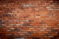 Wall texture Orange brick wall adorned with a black border Royalty Free Stock Photo