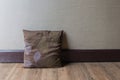 Wall texture with pillow