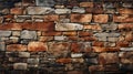 Wall texture of sharp stone bricks tiles Royalty Free Stock Photo
