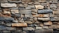 Wall texture of sharp stone bricks tiles Royalty Free Stock Photo