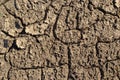 Wall texture soil dry crack pattern of drought lack of water of nature brown old broken background Royalty Free Stock Photo