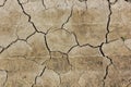 Wall texture soil dry crack pattern of drought lack of water of nature brown old broken background Royalty Free Stock Photo