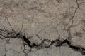 Wall texture soil dry crack pattern of drought lack of water of nature brown old broken background Royalty Free Stock Photo