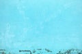 Wall texture turquoise color, concrete structure closeup as an u Royalty Free Stock Photo