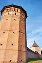 Wall and tower of monastery in Suzdal, Russia Royalty Free Stock Photo