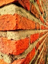 Wall vintage brick sunset my sweet home Royalty Free Stock Photo
