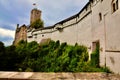 Wall of Wartburg Castle in Eisenach, Thuringia