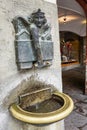 Wall water fountain Royalty Free Stock Photo