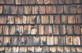 Wall with weathered shingles as background