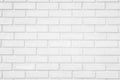 Wall white brick wall texture background. Brickwork or stonework flooring interior rock old pattern clean concrete grid uneven