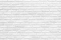 Wall white brick wall texture background in room at subway. Interior rock old clean uneven tile design, horizontal architecture Royalty Free Stock Photo