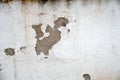 Wall white with chipped paint Royalty Free Stock Photo