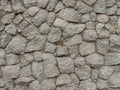 Wall of wild stone gray granite. old building, St. petersburg, russia. Royalty Free Stock Photo