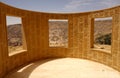 Wall with windows Dana Biosphere Reserve Jordan