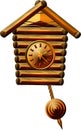 Wall wood clock