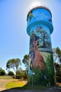 The Walla Walla Water Tank Art was painted by Damien Mitchell over three weeks in April and May 2022.