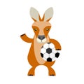 Wallaby soccer player