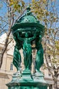 Wallace fountain detail, Paris