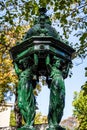 Wallace fountain in Paris
