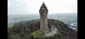 Wallace monument Stirling Scotland daytime Royalty Free Stock Photo