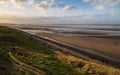 Wallasey Beach at low tide Royalty Free Stock Photo