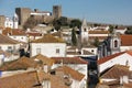 Walled citadel and castle. Obidos. Portugal Royalty Free Stock Photo