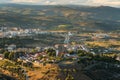 Braganca cidadela citadel, famous city in Portugal. Royalty Free Stock Photo