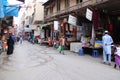 Walled city Lahore cultural shopping streets Royalty Free Stock Photo