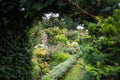 Walled garden in bloom Royalty Free Stock Photo