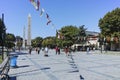 Walled Obelisk in city of Istanbul, Turkey