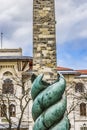 Walled Obelisk Serpent Column Hippodrome Istanbul Turkey Royalty Free Stock Photo