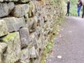 Walled path life Royalty Free Stock Photo