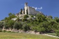 Walled Village of Montfalco Murallat Royalty Free Stock Photo