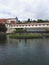 A statue in Wallenstein Palace and Garden, Prague, Czech