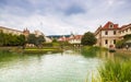 Wallenstein (Waldstein) Palace and gardens in Prague, Royalty Free Stock Photo