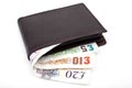Wallet and Cash Royalty Free Stock Photo