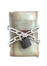Wallet in chains Royalty Free Stock Photo