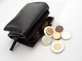 Wallet with Coins