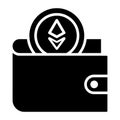 Wallet, ethereum, ethereum wallet, ethereum software fully editable vector icons
