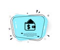 Wallet icon. Affordability sign. Vector
