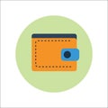 WALLET ICON VECTOR Royalty Free Stock Photo