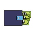 Wallet money banknote commerce shopping