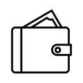 Wallet Vector icon which can easily modify or edit