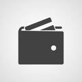 Wallet vector icon