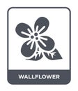 wallflower icon in trendy design style. wallflower icon isolated on white background. wallflower vector icon simple and modern