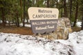 Wallowa Whitman National Forest Wetmore Campground Sign Oregon U