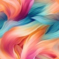 Vibrant Abstract Color Wallpapers With Fluid Gestures And Detailed Feather Rendering